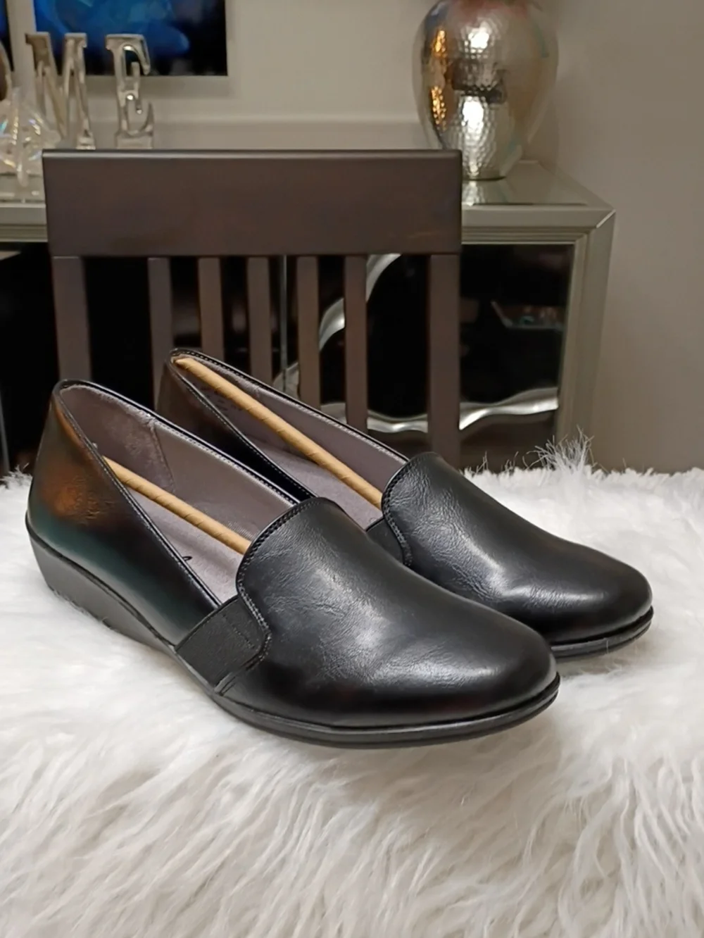 New Lifestride Isabelle Loafer Black Slip-On Loafer Women's 9M